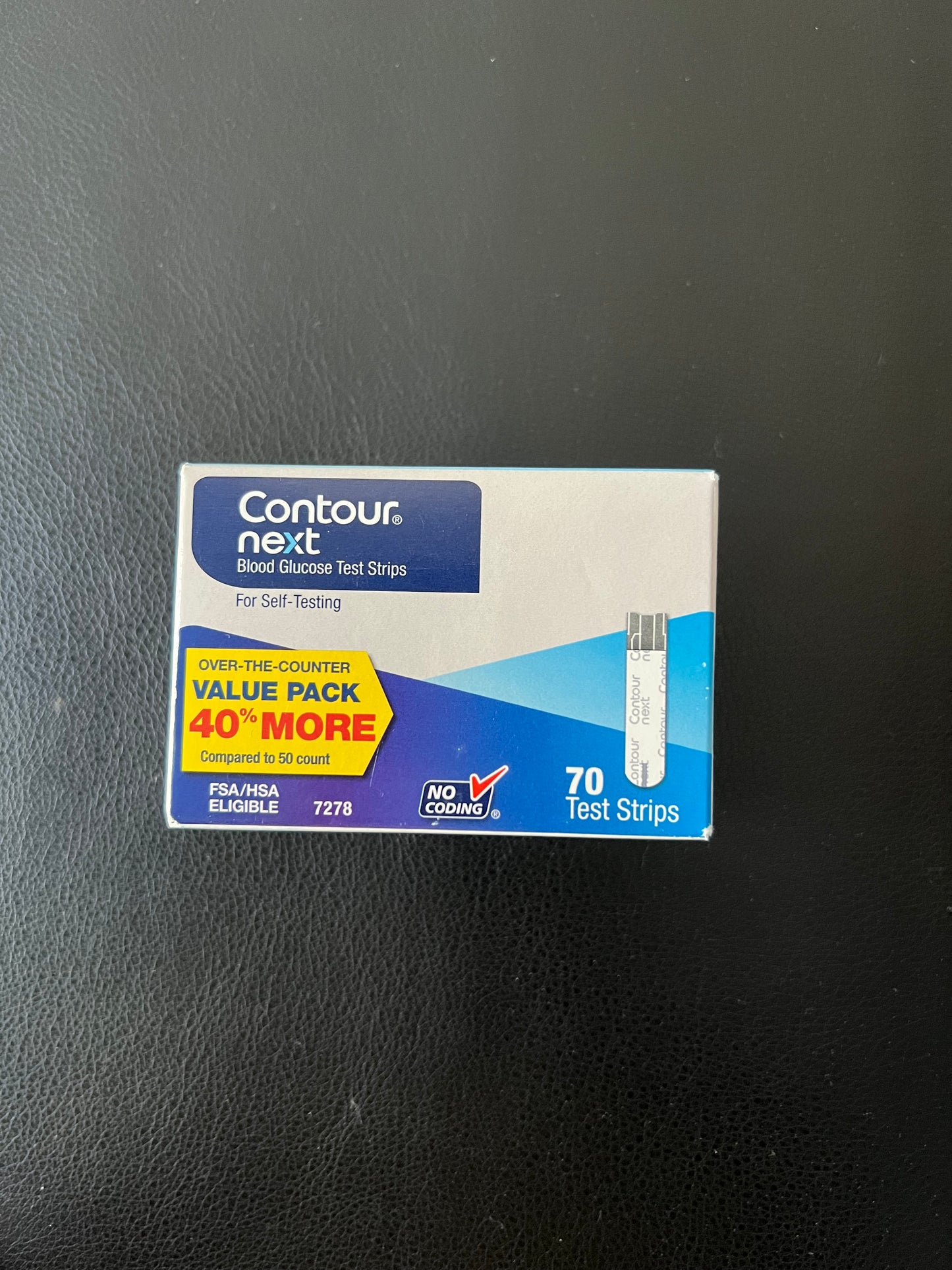 Contour Next Blood Glucose Test Strips 70ct