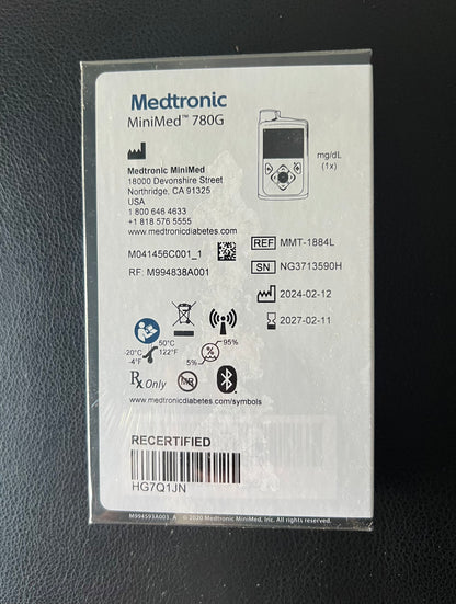 Medtronic 780G pump, recertified